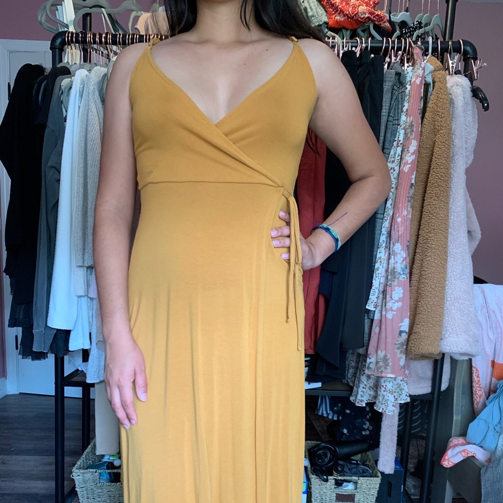 Mustard dress